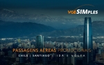 Passagens aéreas promocionais para Santiago do Chile