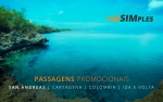 Passagens aéreas promocionais para Cartagena e San Andrés na Colômbia.