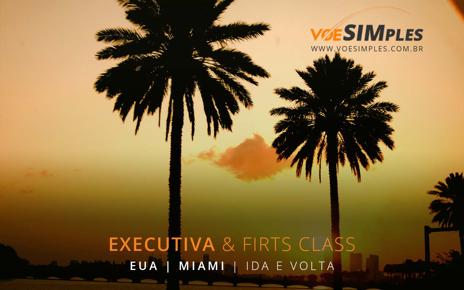 Passagens aéreas em Classe Executiva para Miami nos Estados Unidos
