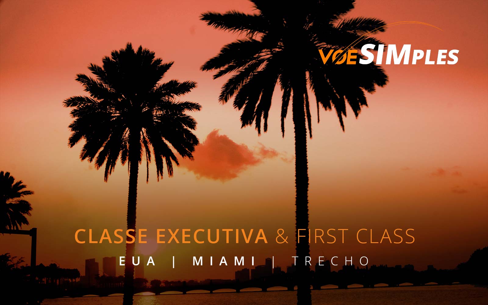 Passagens aéreas promocionais classe executiva para Miami