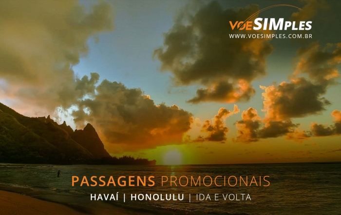 Passagens aéreas promocionais para Honolulu no Hawaii