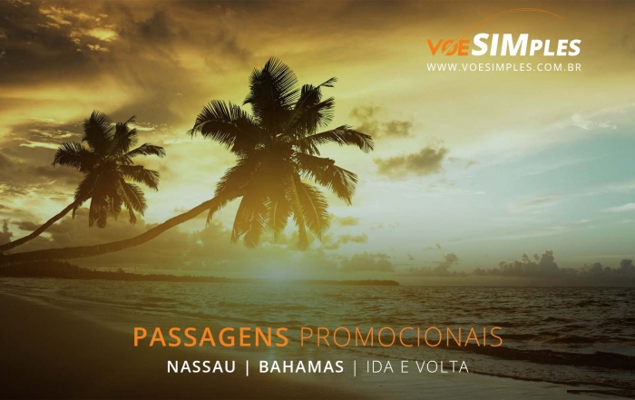 Passagens aéreas promocionais para Nassau nas Bahamas