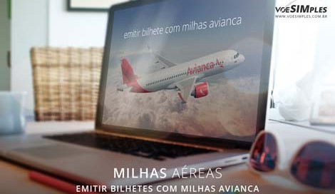 Emitir bilhetes com milhas Avianca