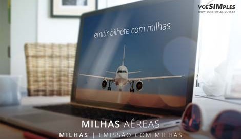emitir bilhete com milhas